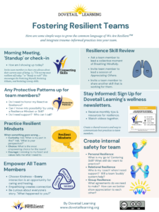 Resources fostering resilient teams 240509